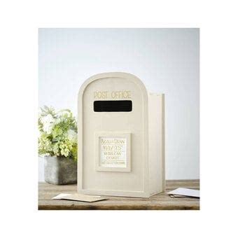 boxed wood post for steel post|hobbycraft post box for wedding.